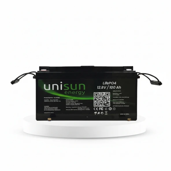 Unisun 12.8V 100A Lityum Akü ürün görseli 1