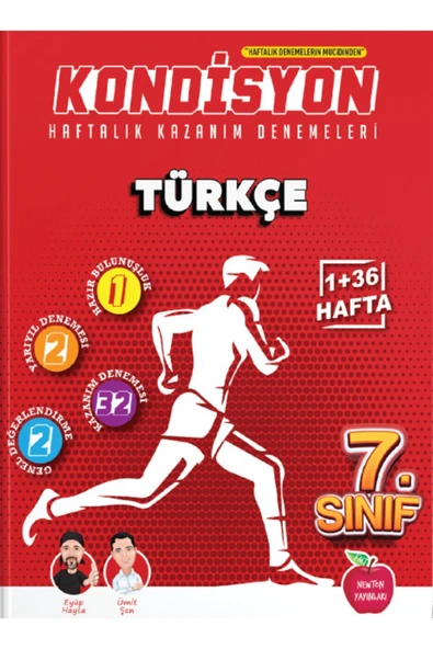 Newton Yayınları 7 Sınıf Türkçe Kondisyon Haftalık Kazanım Deneme ürün görseli 1