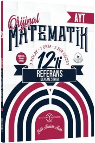 AYT Matematik Referans 12 li Deneme Sınavı ürün görseli 1