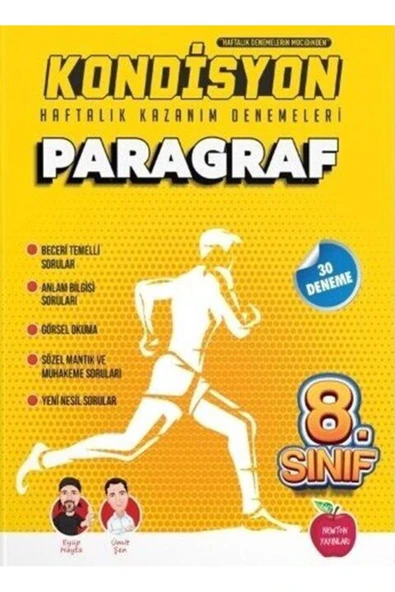8. Sınıf Paragraf Kondisyon Haftalık Kazanım Denemeleri Newton Yayınları ürün görseli 1