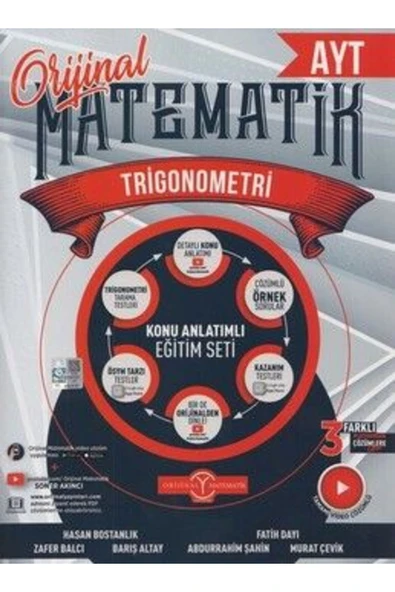 AYT Matematik Trigonometri / Kolektif / Orijinal Yayınları / 9786057415271 ürün görseli 1