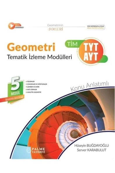 Palme Yayınları Yks Tyt-Ayt Geometri Tematik İzleme Modülleri Yeni ürün görseli 1