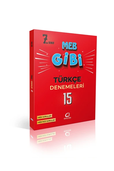 7. SINIF MEB GİBİ TÜRKÇE BRANŞ DENEMELERİ ürün görseli 1