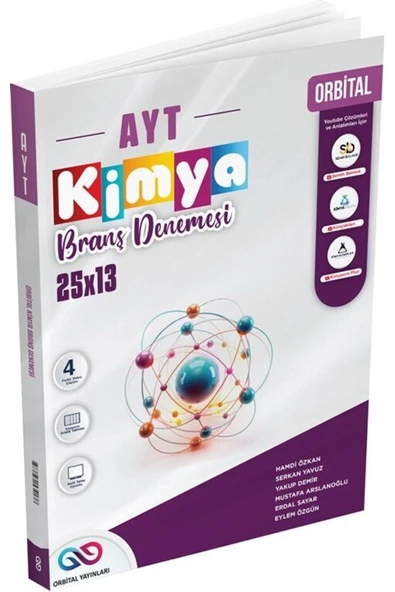 Orbital Yayınları Ayt Kimya 25 X 13 Branş Denemeleri 2026 ürün görseli 1
