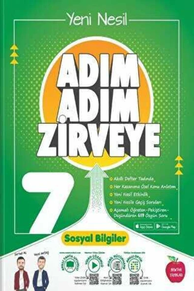 7. Sınıf Adım Adım Sosyal Bilgiler Soru Bankası ürün görseli 1