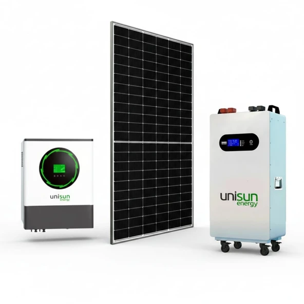 Unisun 12Kw Güneş Enerjisi Paketi 15Kw Lityum ürün görseli 1