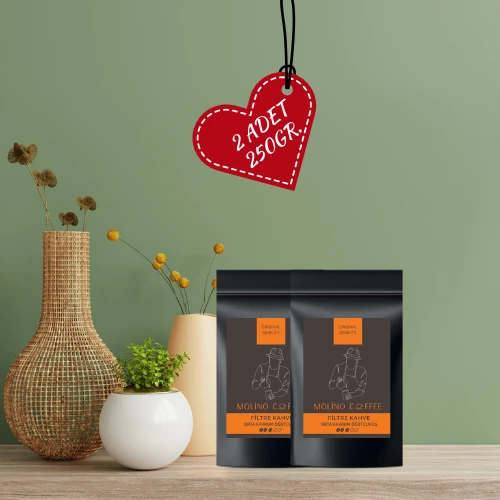 MOLİNO ÖĞÜTÜLMÜŞ FİLTRE KAHVE 2X250GR. ürün görseli 1