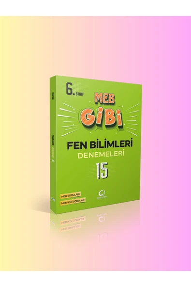 6.Sınıf Fen Bilimleri Meb Gibi Branş Denemesi ürün görseli 1