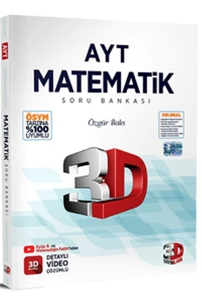 3D Yayınları AYT Matematik Soru Bankası ürün görseli 1