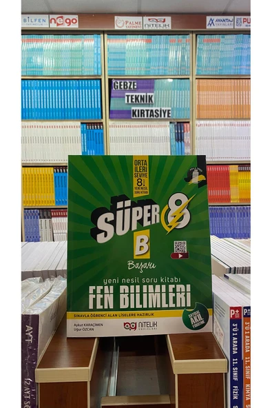 8. Sınıf Fen Bilimleri Süper B Yeni Nesil  Soru Bankası Pısa & Tımss ürün görseli 1