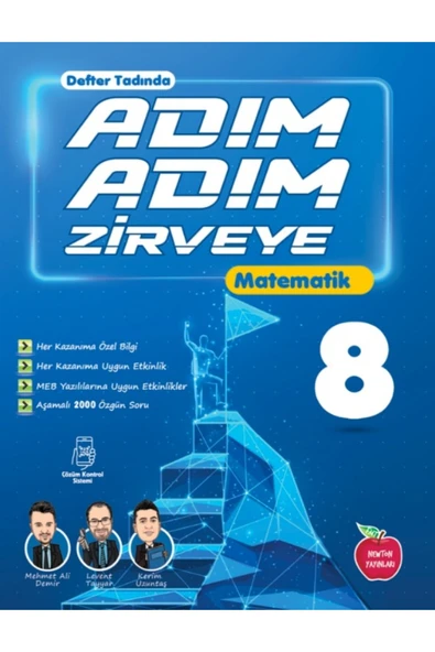 2025-2026 Müfredat 8. Sınıf LGS Matematik Adım Adım Zirveye Newton Yayınları ürün görseli 1