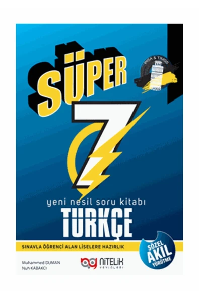 Nitelik 7.sınıf Süper Türkçe Soru Bankası - Güncel ürün görseli 1