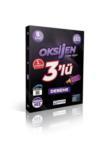 Oksijen Lgs 8.sınıf 1.dönem 3'lü Deneme ürün görseli 1
