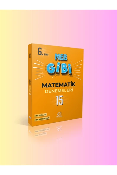 6.Sınıf Matematik Meb Gibi Branş Denemesi ürün görseli 1