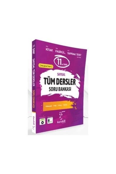 11. Sınıf Tüm Dersler Soru Bankası (SAYISAL) ürün görseli 1