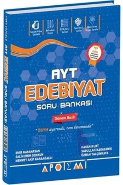 Apotemi Yayınları AYT Edebiyat Soru Bankası ürün görseli 1