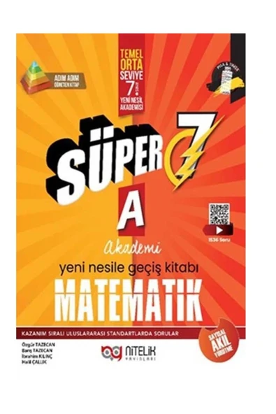 7.SINIF SÜPER MATEMATİK SORU KİTABI (A) ürün görseli 1