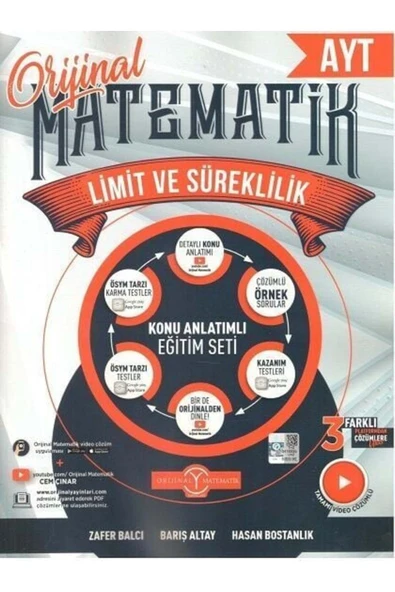 Orijinal YKS AYT Matematik Limit ve Süreklilik Konu Anlatımlı Eğitim Seti Orijinal Yayınları ürün görseli 1