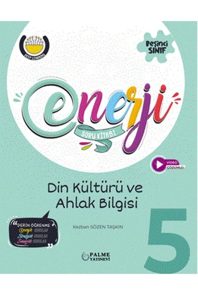 PALME 5.SINIF ENERJİ DİN KÜLTÜRÜ VE AHLAK BİLGİSİ SORU KİTABI*YENİ* ürün görseli 1