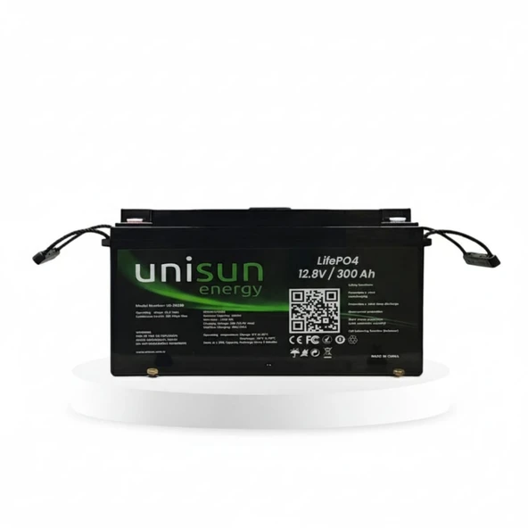 Unisun 12.8V 300A Lityum Akü ürün görseli 1