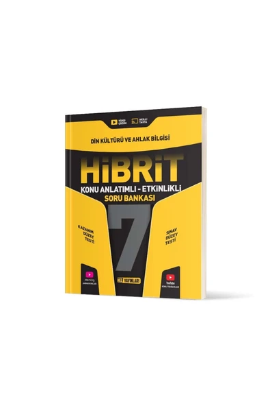 Hız Yayınları 7. Sınıf Din Kültürü Konu Anlatımlı Etkinlikli Hibrit Soru Bankası ürün görseli 1