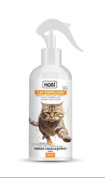 Hobi Cat Repellent Sprey 250ml - Kediler İçin Etkili Mekan Uzaklaştırıcı ürün görseli 1