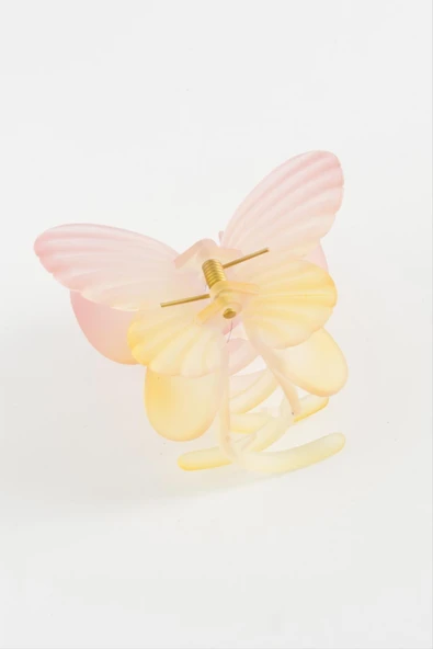 Çift Kanatlı Kelebek Mandal Toka 8 cm - Resim 2