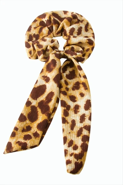 Kuyruklu Leopar Desenli Simit Toka - Resim 3