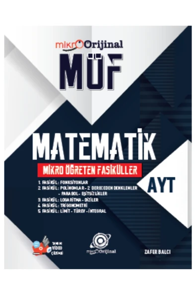 AYT Orijinal Mikro Matematik MÖF Mikro Öğreten Fasiküller ürün görseli 1