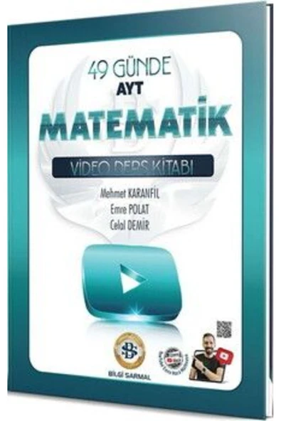 Bilgi Sarmal AYT Matematik 49 Günde Video Ders Kitabı ürün görseli 1
