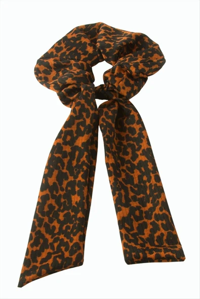 Kuyruklu Leopar Desenli Simit Toka - Resim 4