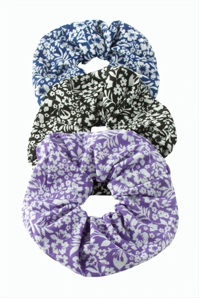 Çiçek Desenli Simit Toka 13 cm ürün görseli 1