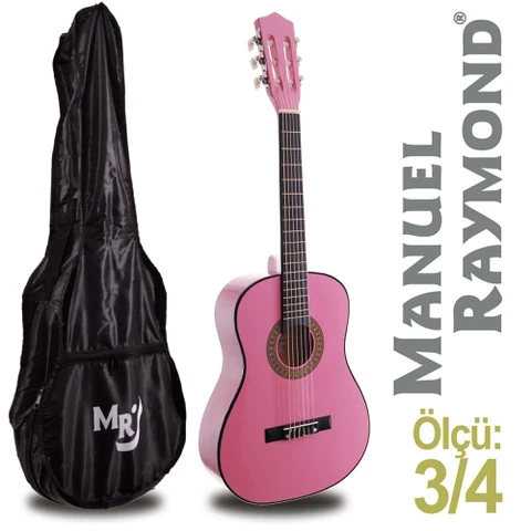 Klasik Gitar Junior Manuel Raymond MRC87PNK (KILIF HEDİYE) ürün görseli 1