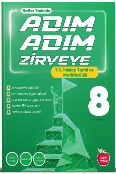 8.SINIF ADIM ADIM ZİRVEYE TC.İNKILAP TARİHİ VE ATATÜRKÇÜLÜK SORU BANKASI ürün görseli 1