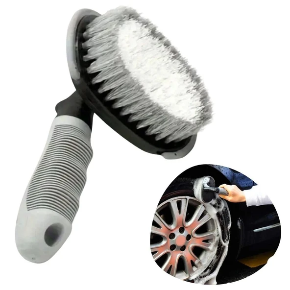 Çok Amaçlı Araç Temizlik Fırçası – Oto İç ve Dış Yüzeyler, Koltuk, Halı, Torpido ve Jant İçin Ergonomik Temizlik Fırçası ürün görseli 1