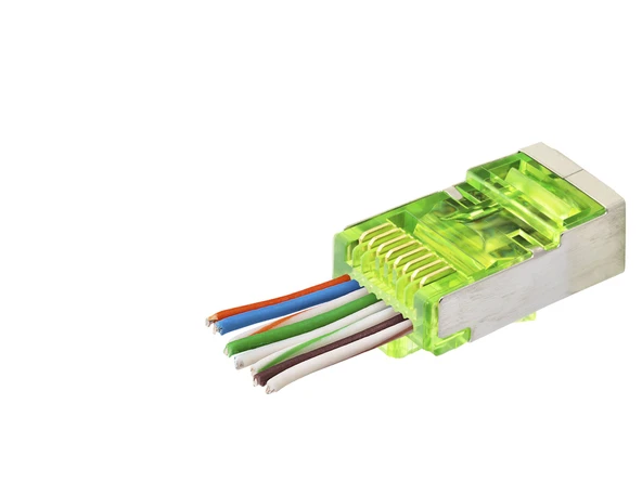 Cat6E Ez Rj45 Metal Konnektör 100 Adet Plastik Kutu - Yeşil ND2417 ürün görseli 1