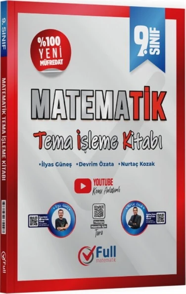 9. Sınıf Matematik Tema İşleme Kitabı Full Matematik ürün görseli 1