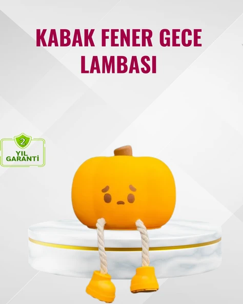 Silikon Pumpkin Night Light Telefon Tutuculu LED Lamba ürün görseli 1