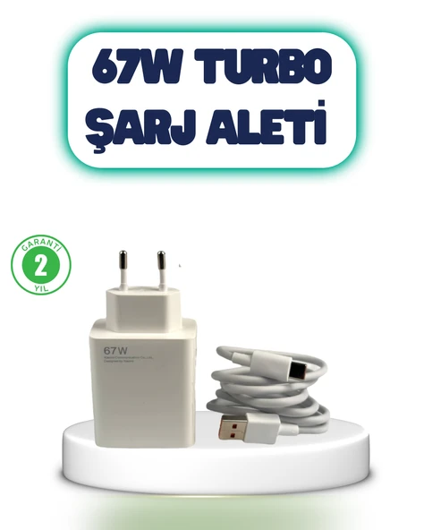 67 Watt Hızlı Şarj Aleti Poco F2 F3 F4 Uyumlu ürün görseli 1