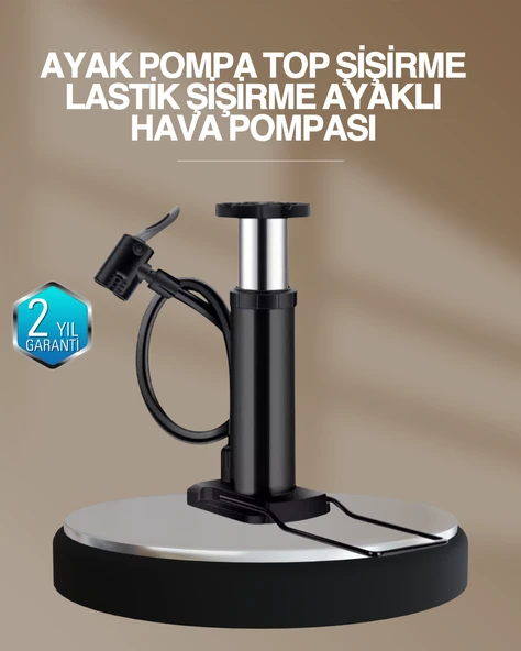 Extra Güçlü Ayak Pompası Otomobil Motosiklet Bisiklet Uyumlu ürün görseli 1