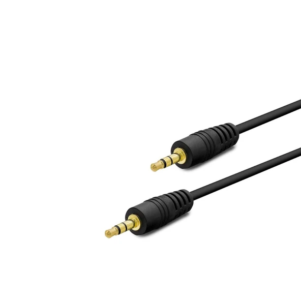 3.5 Mm Kablo 2Lıne Gold 5M Siyah HDX1046 ürün görseli 1