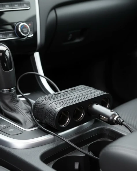 Araç Çakmak Çoklayıcı 4 Çıkışlı 2 USB ve Type C Girişli Çok Fonksiyonlu Şarj Ünitesi ürün görseli 1