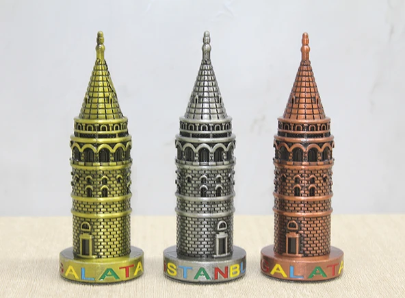 13 cm Metal Galata Kulesi ürün görseli 1