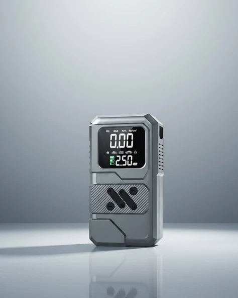 Taşınabilir Araç Akü Takviye ve Hava Kompresörü Powerbank Özellikli ürün görseli 1