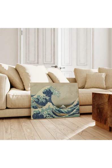 Pegziz Japon Gravür Sanatı Dekoratif Poster 60x90cm. ürün görseli 1