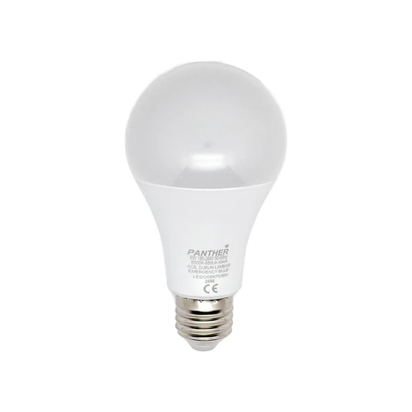 PANTHER ECO 8W ACİL DURUM ŞARJLI LED AMPUL ürün görseli 1