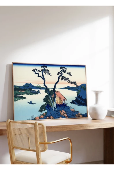 Pegziz Japon Gravür Sanatı Dekoratif Poster 60x90cm. ürün görseli 1