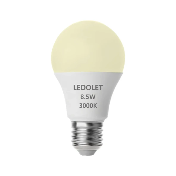 LEDOLET 8,5W SARI LED AMPUL ürün görseli 1