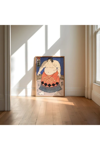 Pegziz Japon Gravür Sanatı Dekoratif Poster 60x90cm. ürün görseli 1