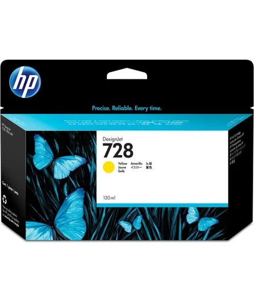 HP F9J65A Yellow Mürekkep Kartuş (728) ürün görseli 1